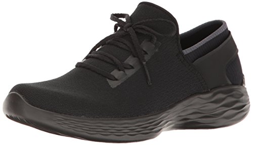 YOU by Skechers Women's YOU Inspire Slip-On Shoe,Black,6.5 M US