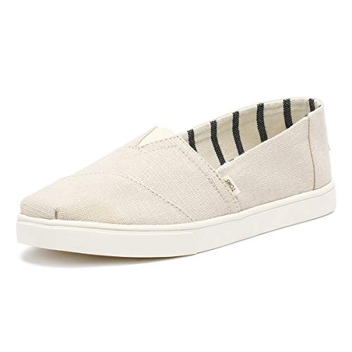 TOMS Women's Alpargata Cupsole Slip On Sneaker Natural Heritage Canvas 8 M