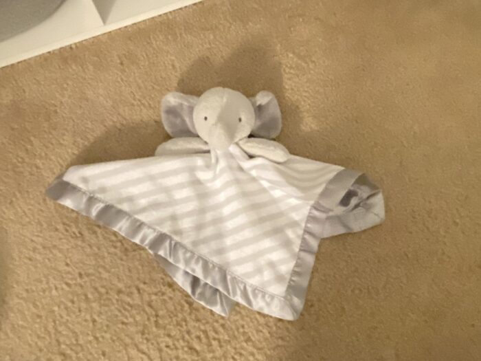 elephant baby security blanket