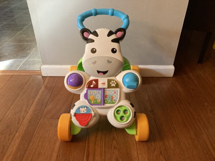 fisher price zebra learn with me walker